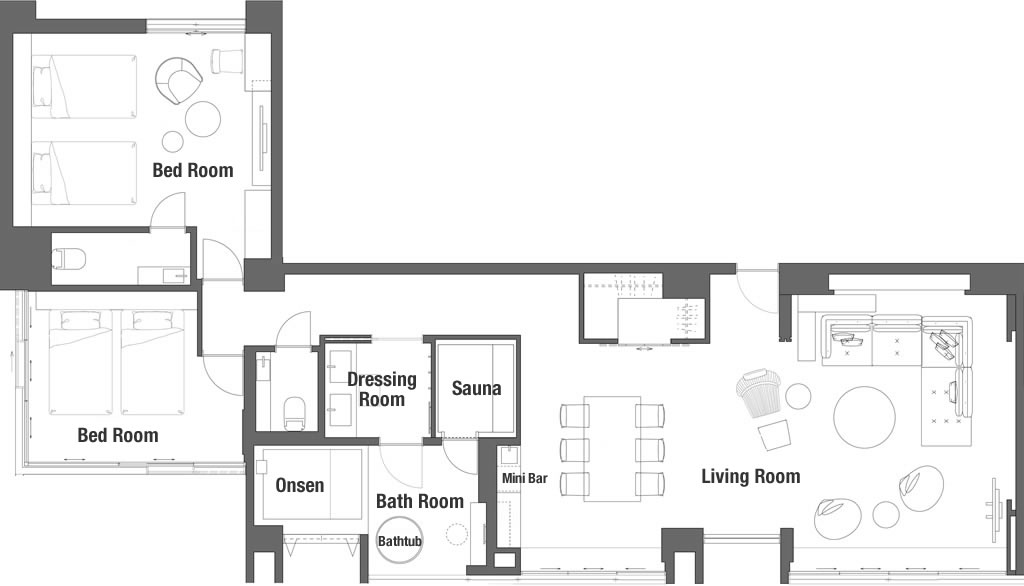 The luxury suite “AYA”