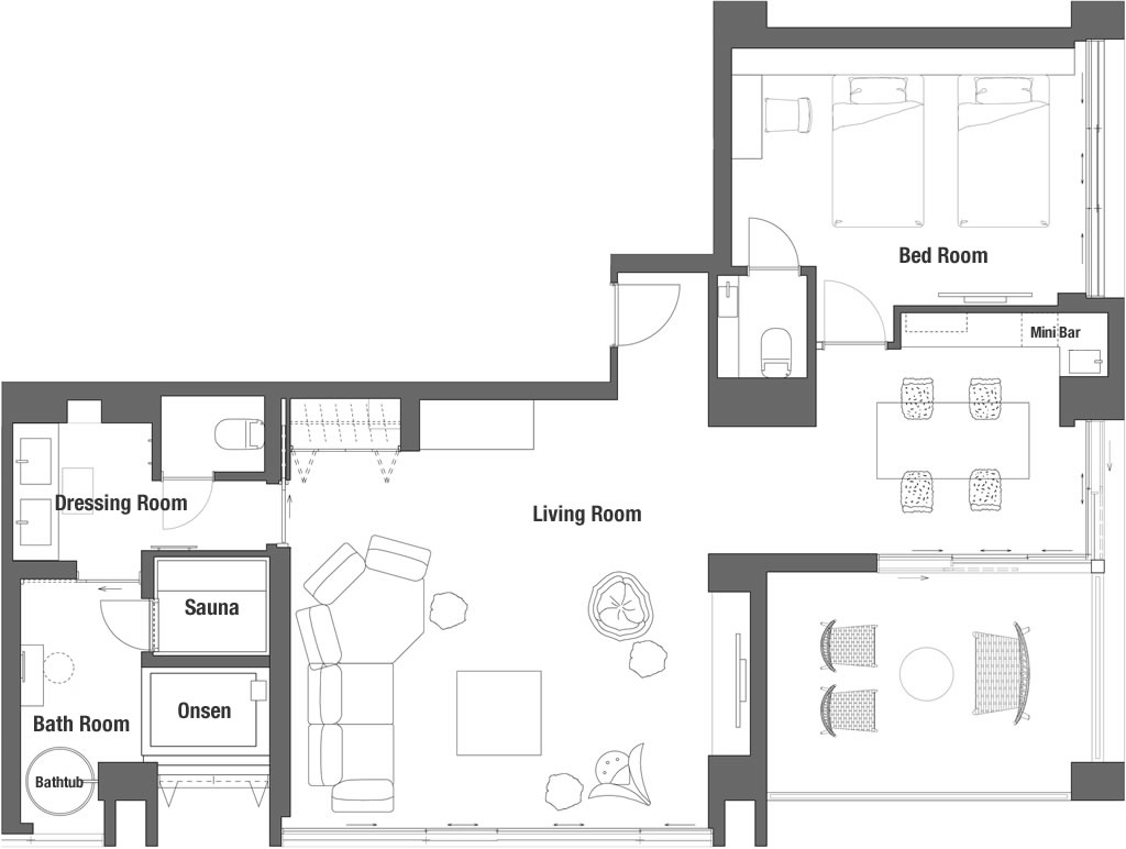 Terrace suite “BOU”